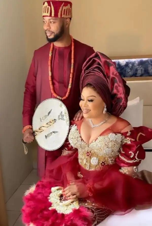 He’s So Handsome – Ladies Drool Over Nkiru Sylvanus’ Husband As She Unveils His Face