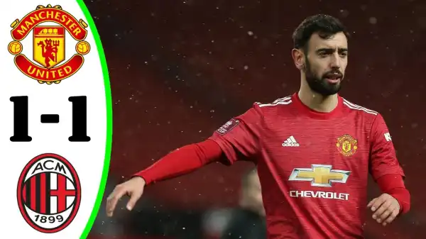 Manchester United vs AC Milan 1 - 1 (UEL Goals & Highlights 2021)