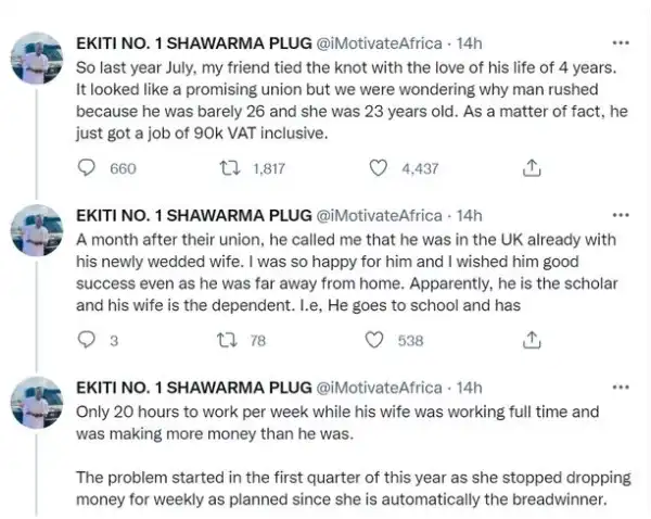 Man Seeks Advice For His Friend Whose Wife Started Acting Strangely After Relocating To The UK With Him