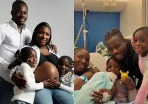 Super Eagles Player Moses Simon & Wife Welcome First Son