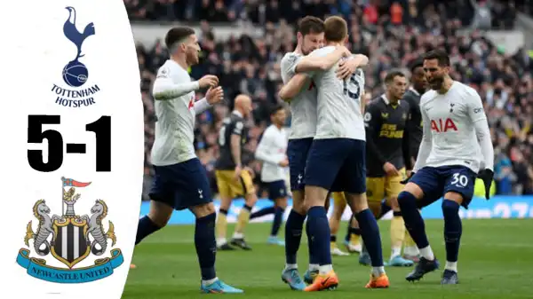 Tottenham vs Newcastle 5 − 1 (Premier League 2022 Goals & Highlights)