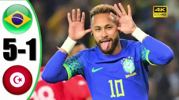 Brazil vs Tunisia 5 - 1 (Friendly  2022 Goals & Highlights)