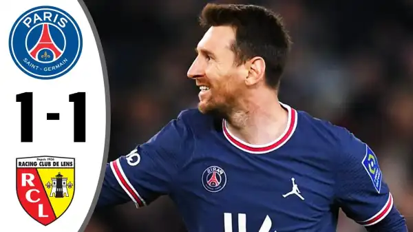 PSG vs Lens 1 - 1 (Ligue 1 2022 Goals & Highlights)