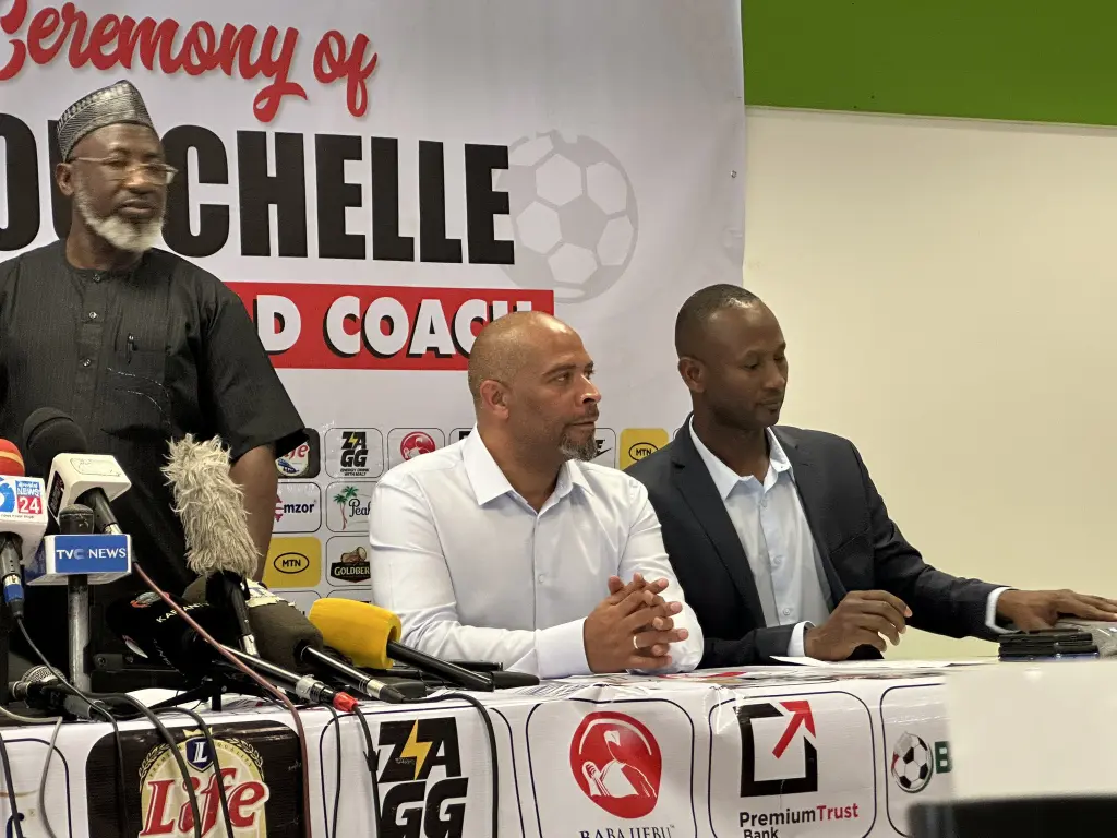 Super Eagles: NFF unveils Eric Chelle in Abuja