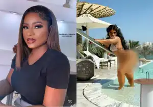 Nollywood actress, Destiny Etiko flashes hot bikini body while on vacation in Qatar