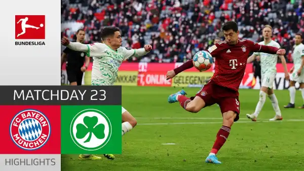 Bayern Munich vs Greuther Furth 4 − 1 (Bundesliga 2022 Goals & Highlights)