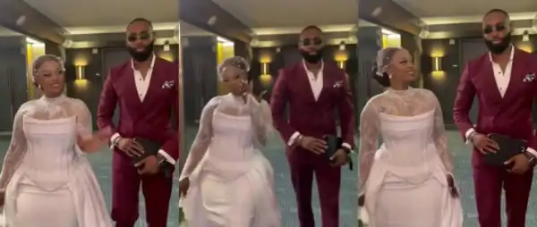 “If you need help, blink twice o” – Fans React to BBNaija Emmanuel’s Wedding Clips