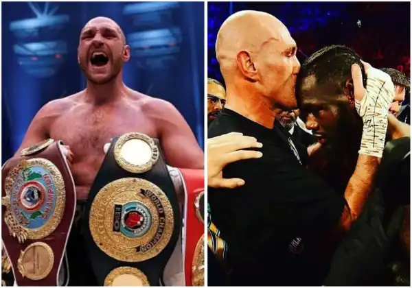 Tyson Fury wishes dance partner, Deontay Wilder speedy recovery