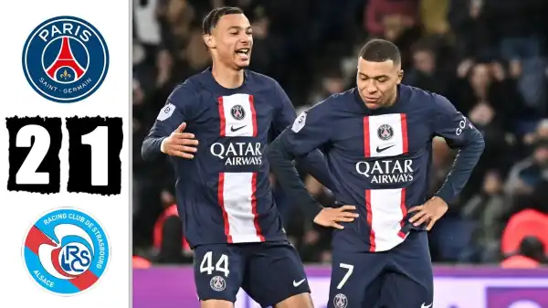 PSG vs Strasbourg 2 - 1 (Ligue 1 2022 Goals & Highlights)