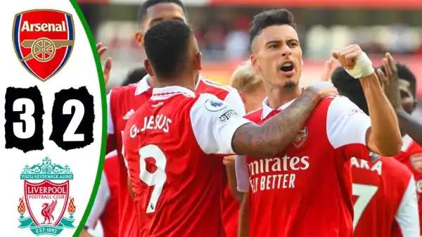 Arsenal vs Liverpool 3 - 2 (Premier League 2022 Goals & Highlights)