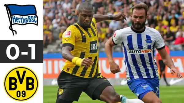 Hertha Berlin vs Borussia Dortmund 0 - 1 (Bundesliga 2022 Goals & Highlights)