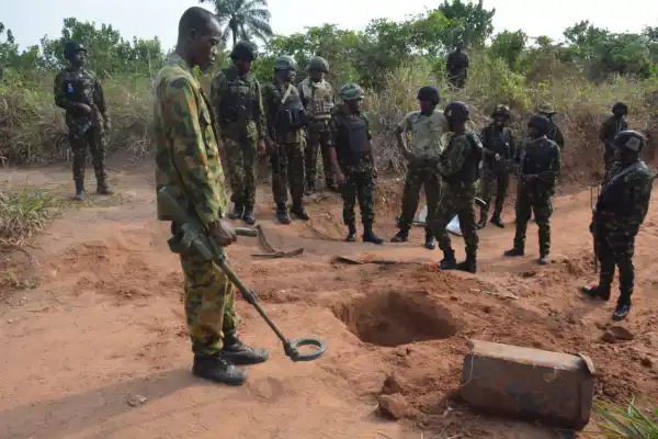 We discovered improvised explosive devices in Abia forest – Nigerian Army