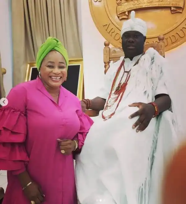 Actress Clarion Chukwurah Visits Ooni Of Ife