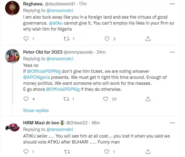 Reno Omokri Criticises Peter Obi