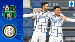 Sassuolo vs Inter 0 - 3 (Serie A Goals & Highlights)