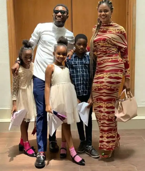 The Adorable Moment Timi Dakolo Paid His Family A Surprise Visit In The UK (Video)