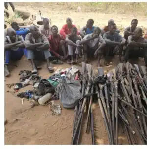 Edo Security Corps arrests 18 suspected kidnappers, recovers 38 guns