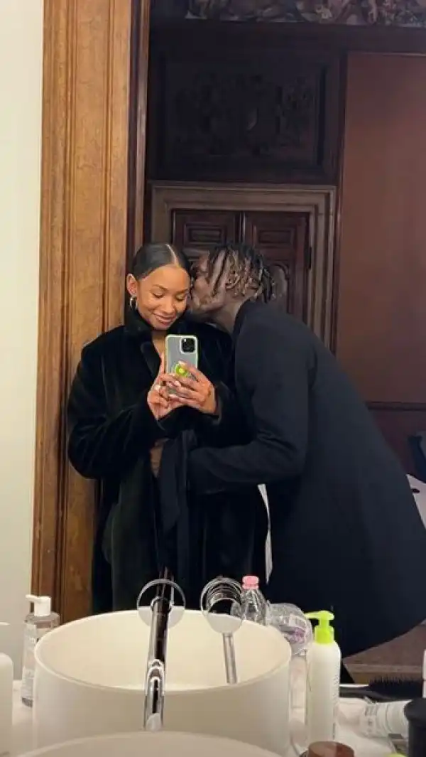 Newly Engaged Couple, Temi Otedola And Mr Eazi Share Loved-up Photos