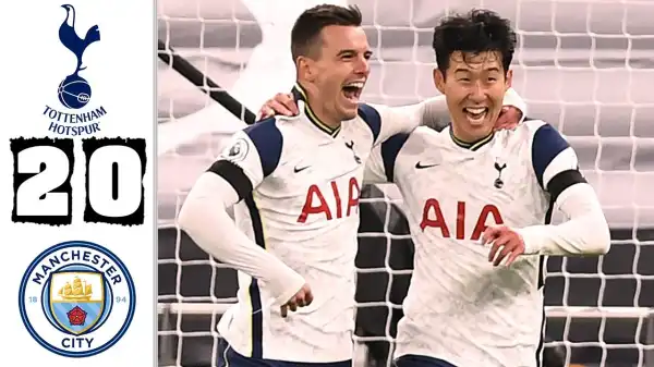 Tottenham vs Manchester City 2 - 0 (EPL Goals & Highlights)
