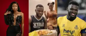 Skitmaker Phoebe Shares Moment With Victor Boniface After Delivering Homemade Meal