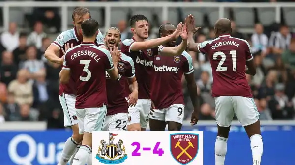 Newcastle vs West Ham 2 − 4 (Premier League 2021 Goals & Highlights)