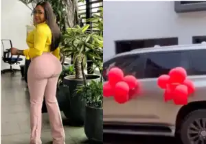 Blessing CEO Receives Lexus SUV from Mystery Lover Amid Engagement Speculations