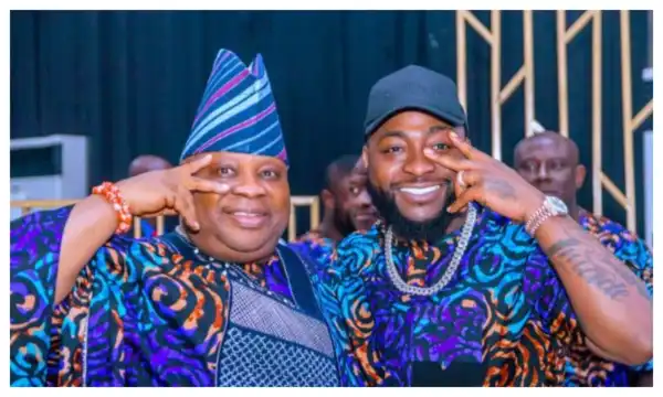 Davido reacts as Gov Adeleke resigns from PDP