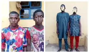 Kwara: Four suspects held over alleged criminal conspiracy, extortion, kidnap threat