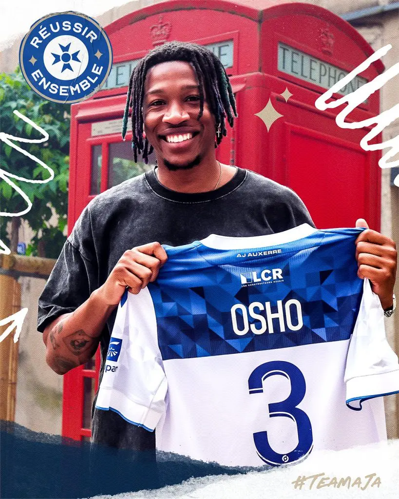 Transfer: Osho joins Ligue 1 club, Auxerre