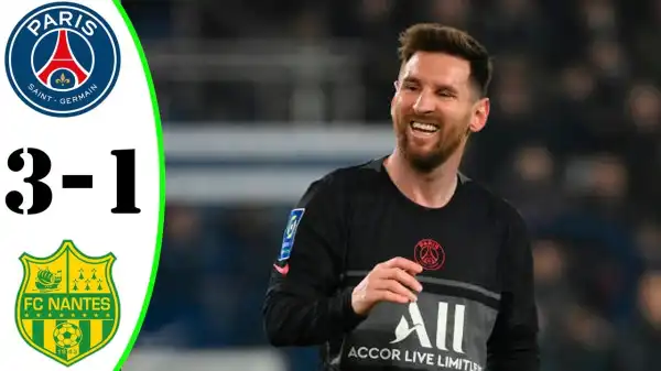 PSG vs Nantes 3 − 1 (Ligue 1 2021 Goals & Highlights)