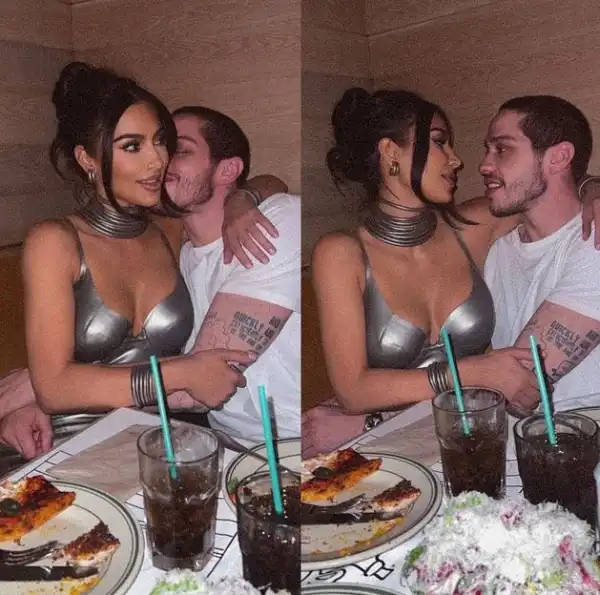 Kim Kardashian Shares Loved-up Photos With Boyfriend Pete Davidson