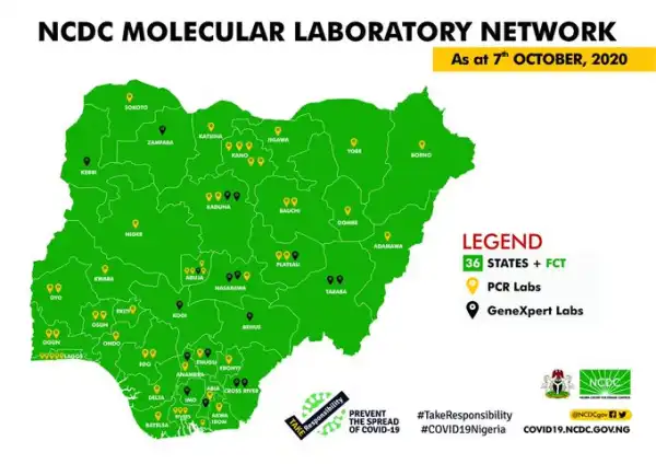 We now have COVID-19 testing labs in all states - NCDC
