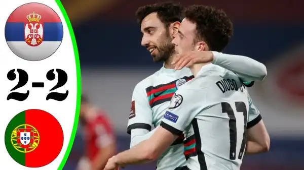 Serbia vs Portugal 2 - 2 (World Cup Qualifier Goals & Highlights 2021)