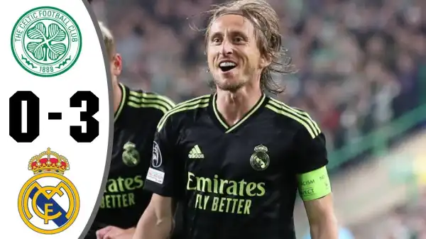 Celtic vs Real Madrid 0 - 3 (Champions League 2022 Goals & Highlights)