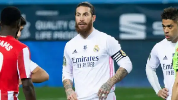 Agent contacts PSG for departing Real Madrid icon Ramos
