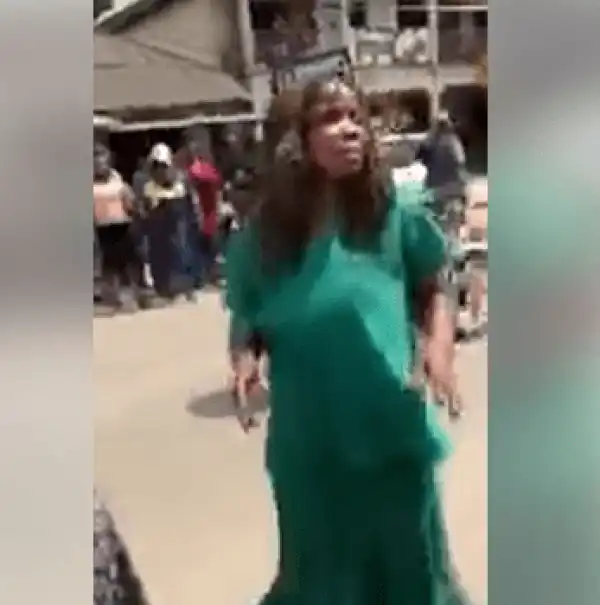 Woman Runs Mad After Being Dropped Off By Suspected Ritualist In Delta (Video)