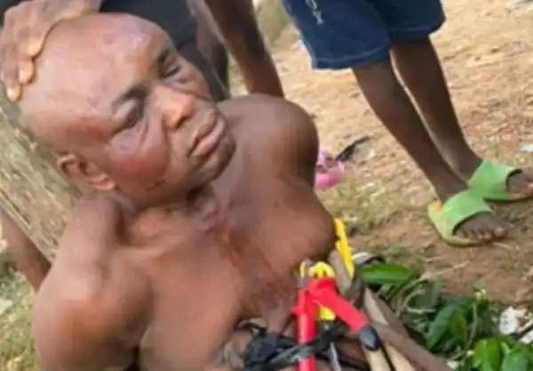 Suspected Serial Burglar Beaten To Pulp In Ondo